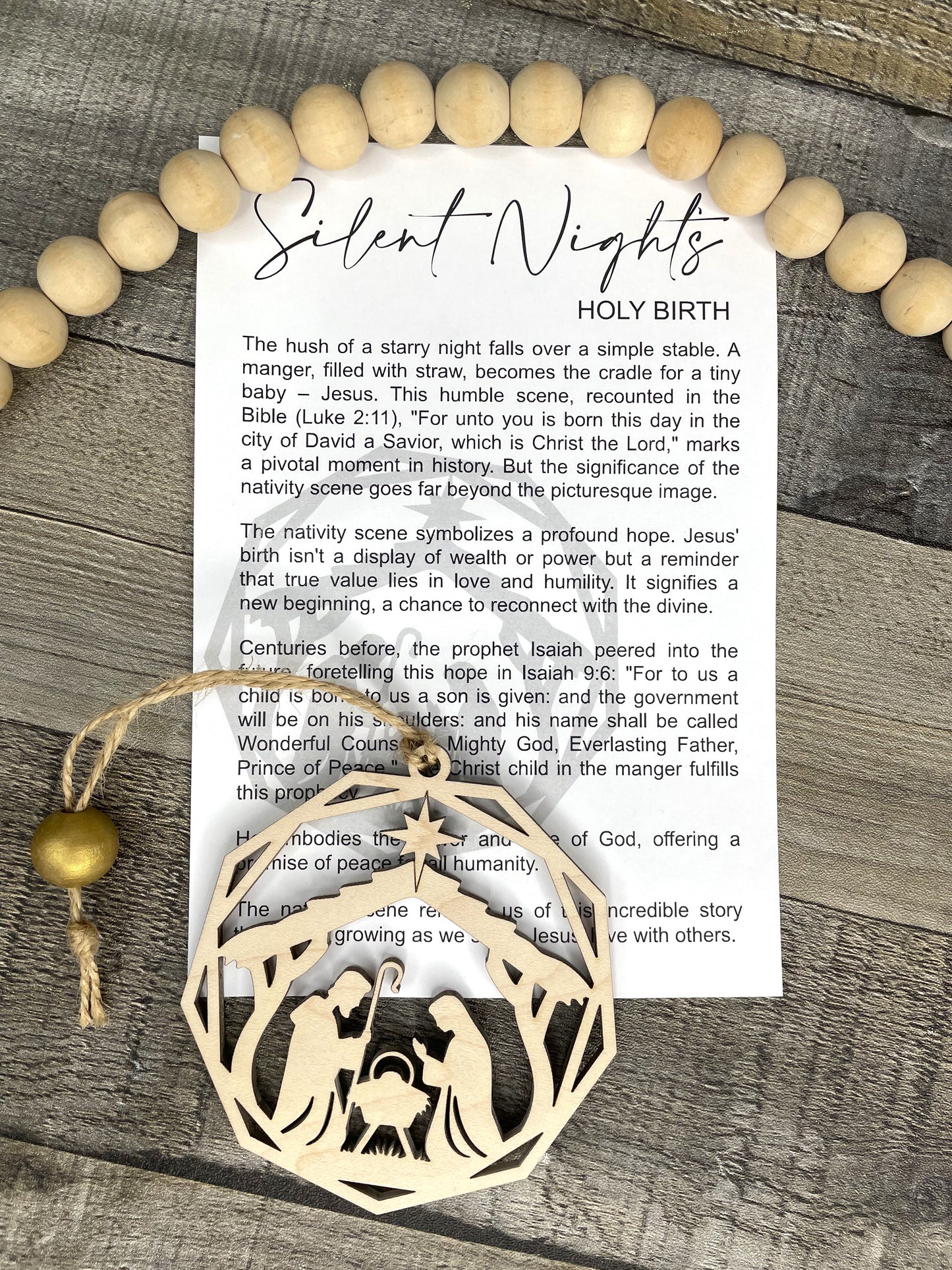 Story Card Ornaments