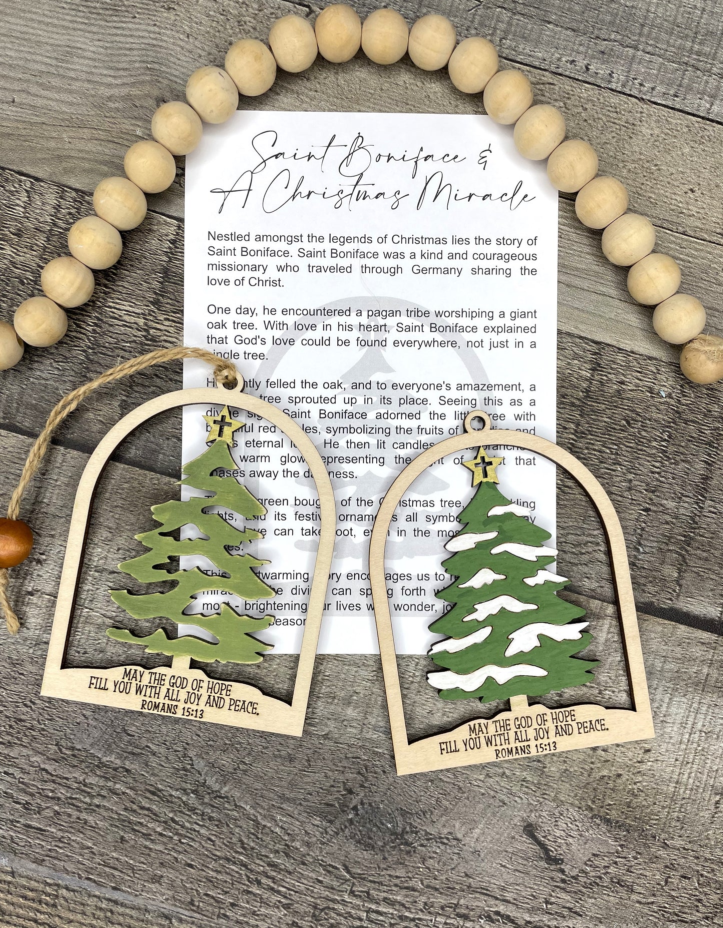 Story Card Ornaments