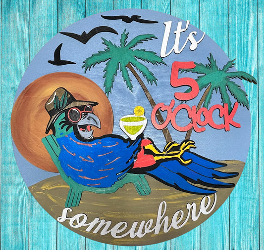 It's 5 O'Clock Parrot