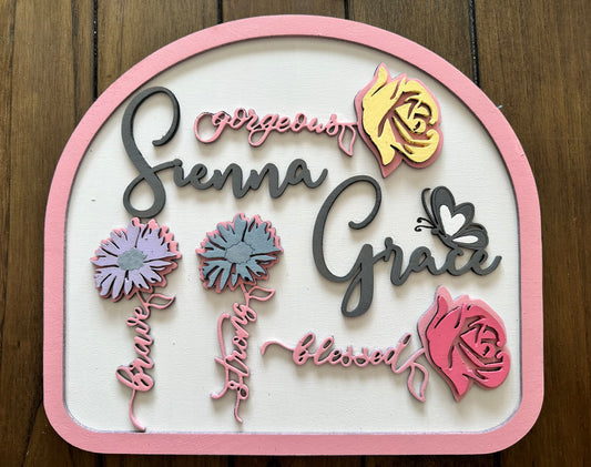 Baby and Children Name Signs