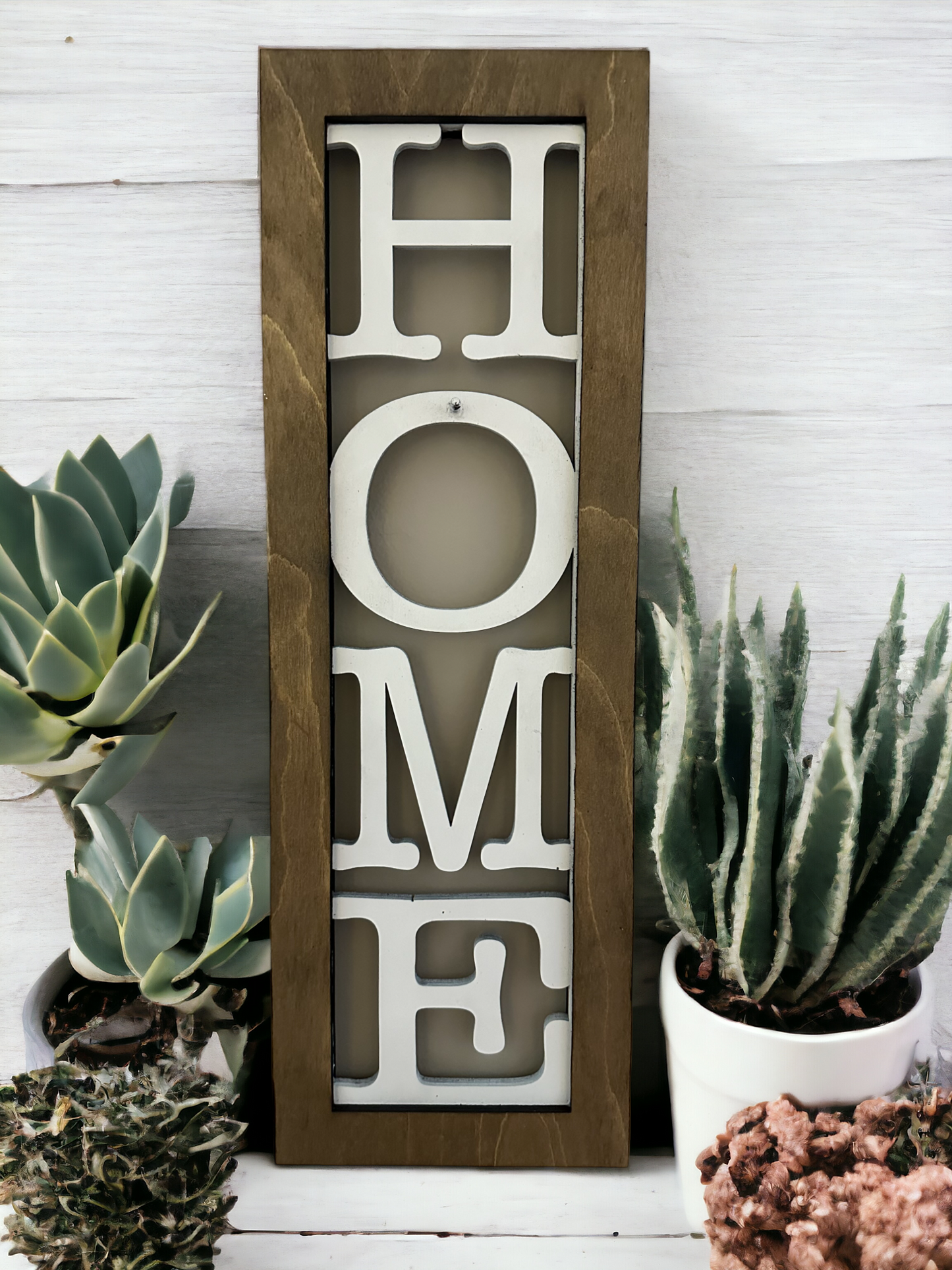 Home Sign with 7 Season Cutouts