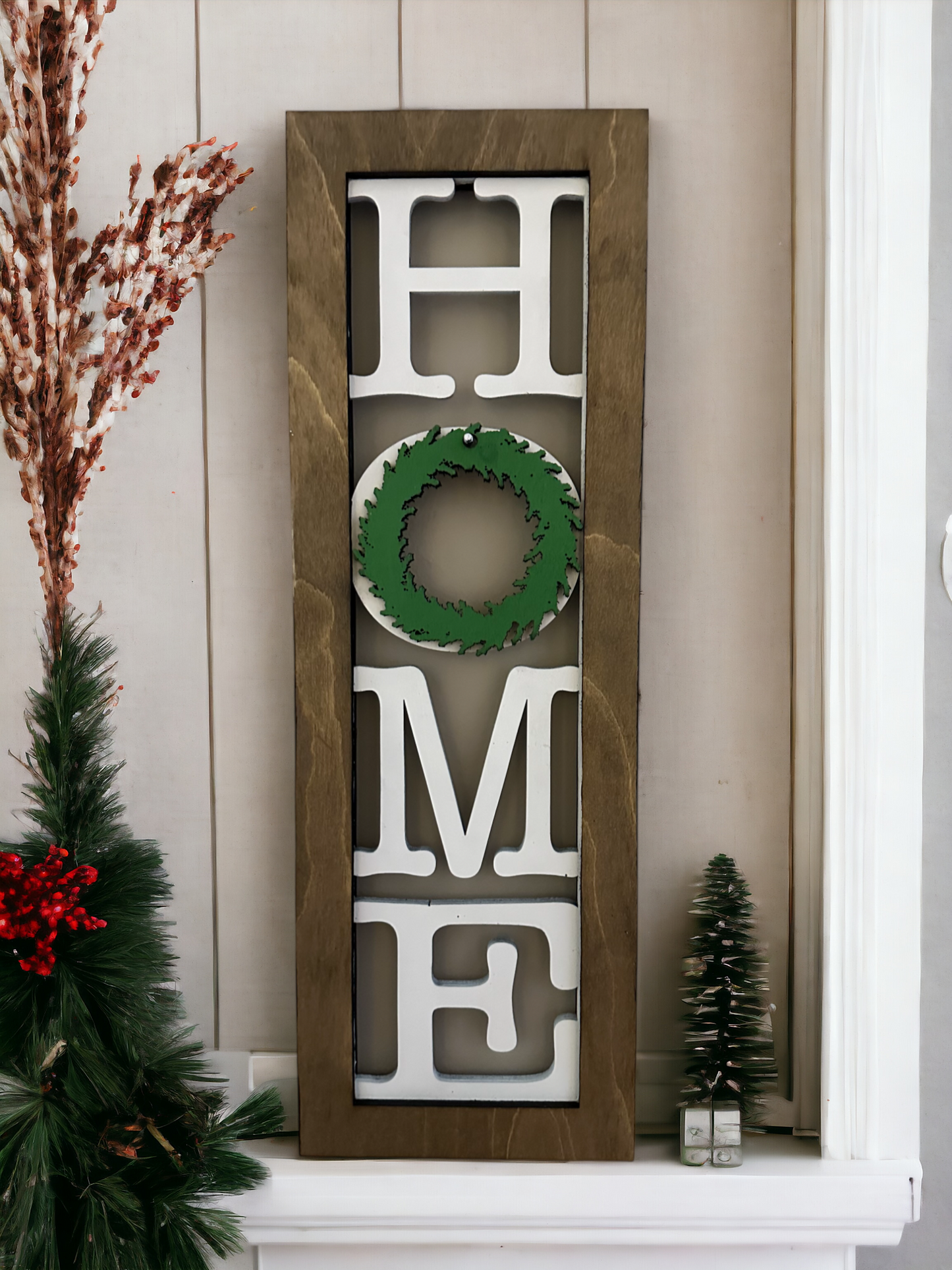 Home Sign with 7 Season Cutouts
