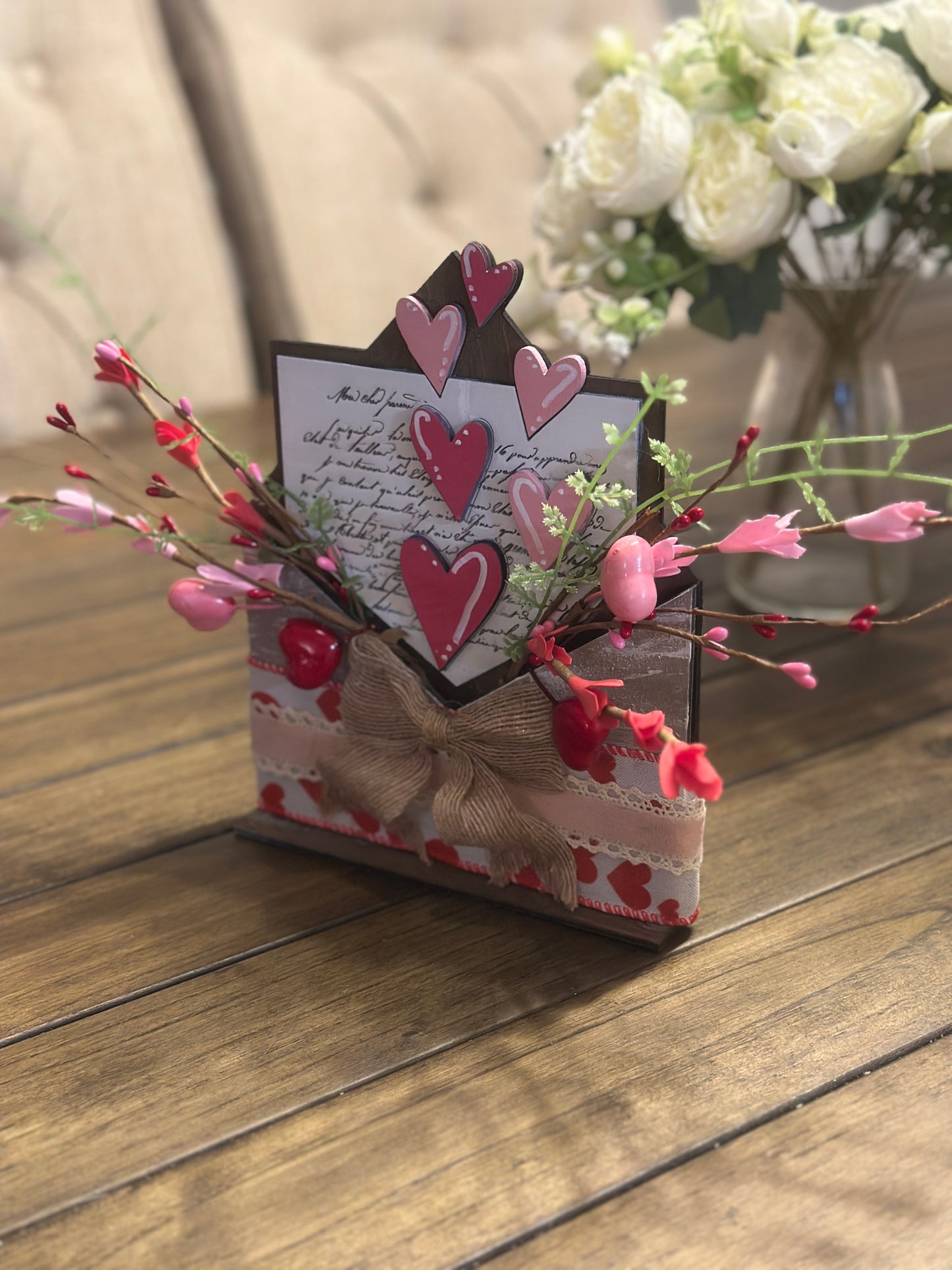 French Love Letter Shelf Sitter/Door Hanger