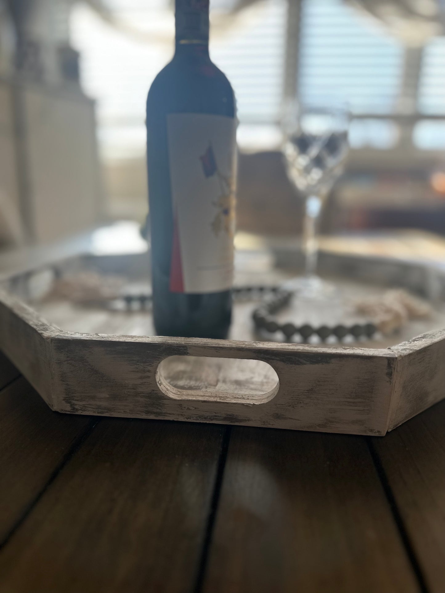 Farmhouse Octagon Tray
