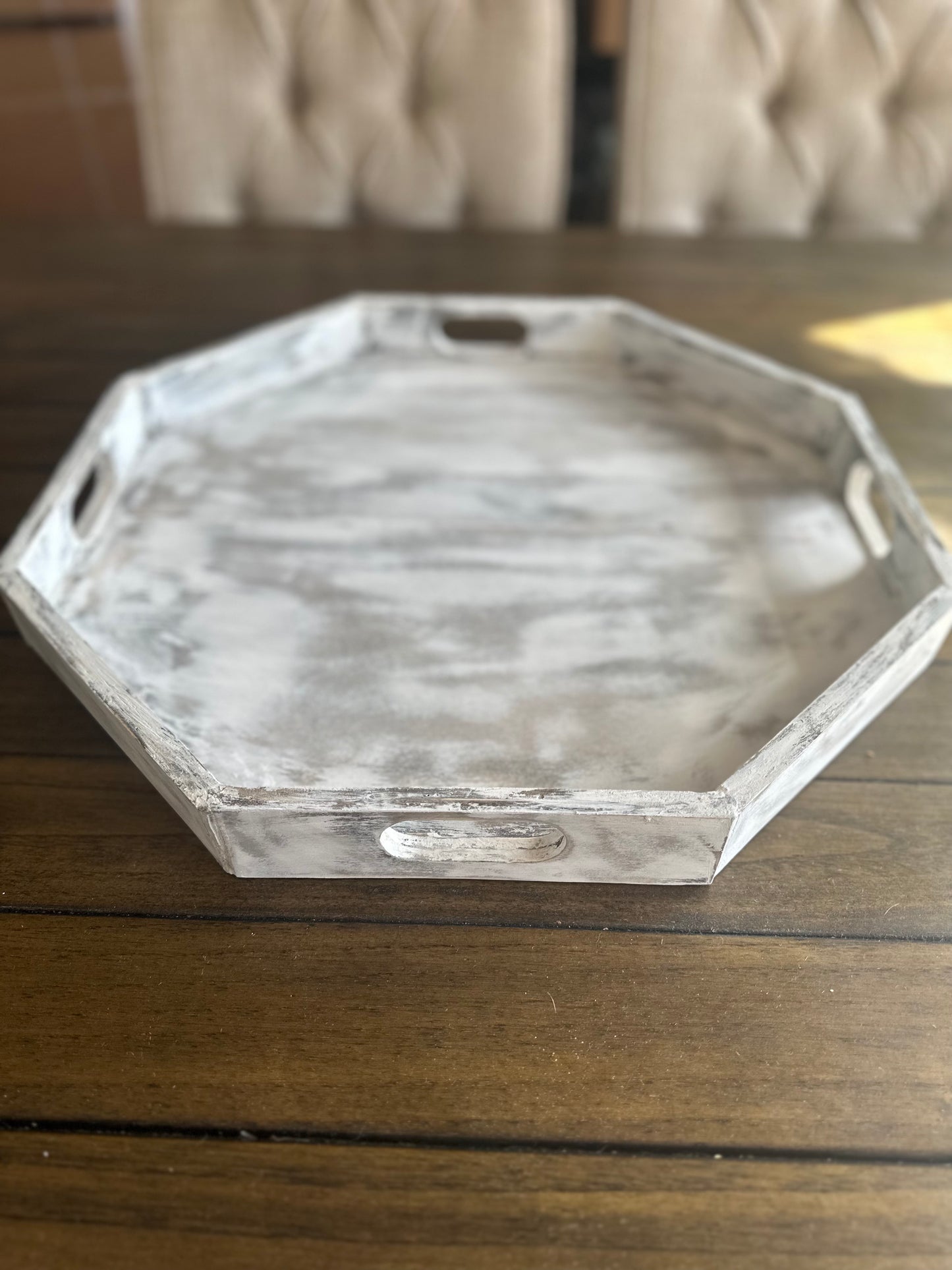 Farmhouse Octagon Tray