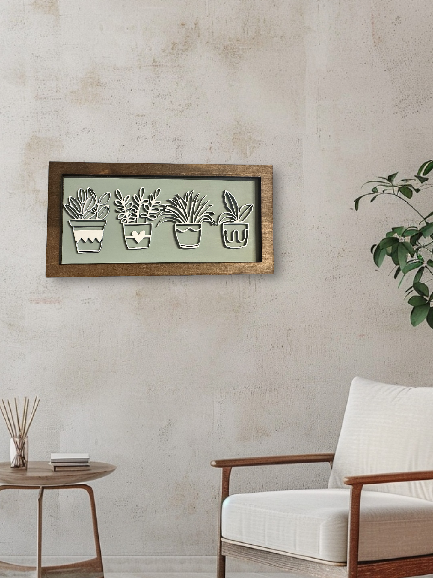 Succulents in a Frame