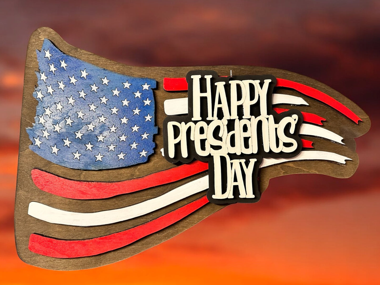 American Flag with 7 Flag Holiday add ons