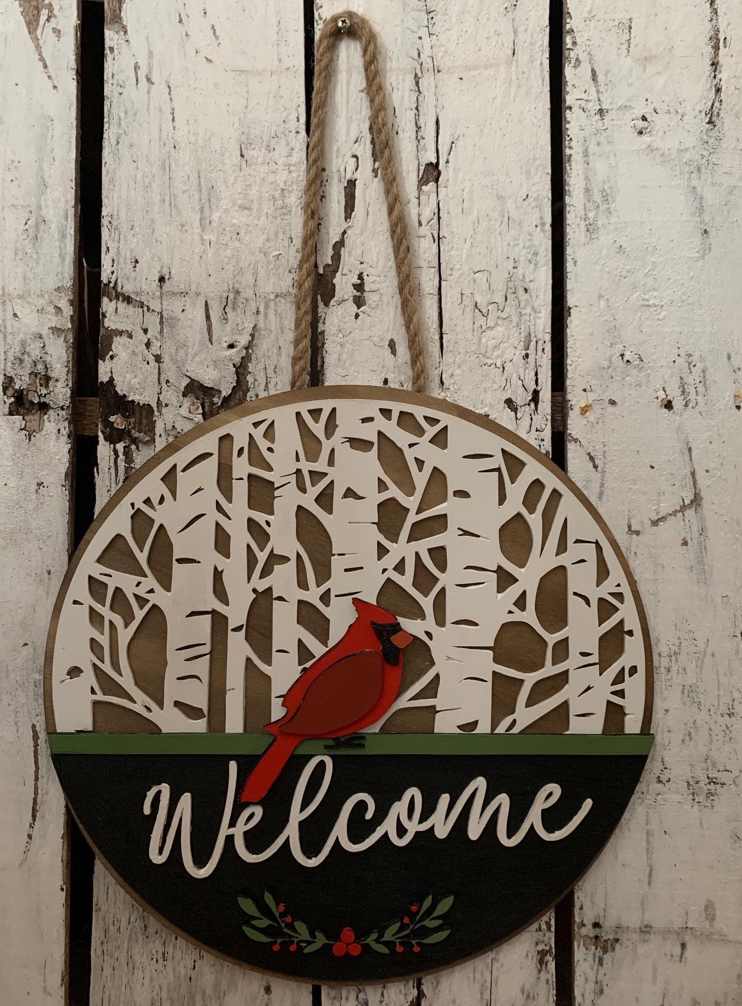 Red Cardinal in the Woods