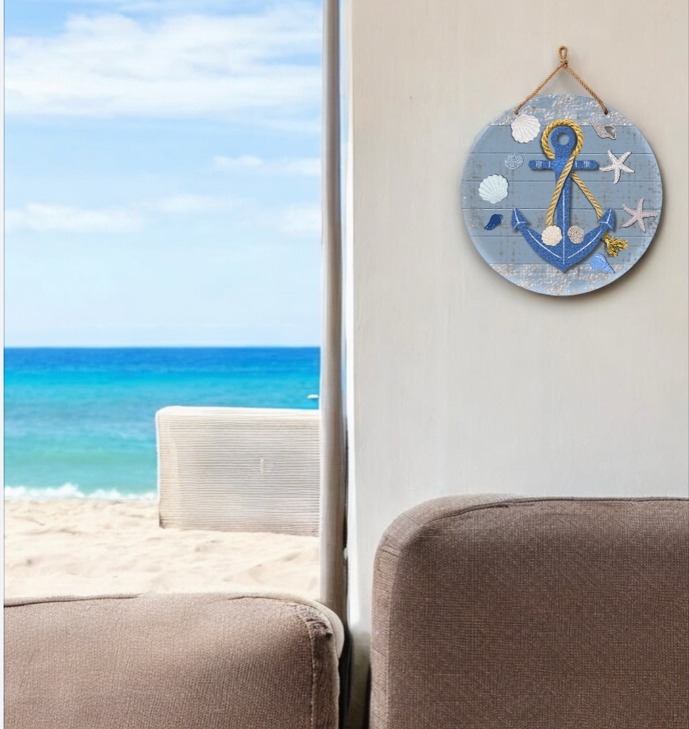 Anchor round sign