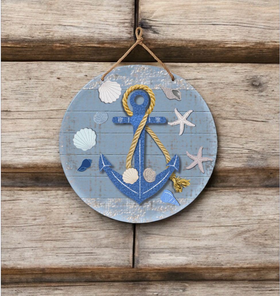 Anchor round sign
