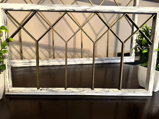 Small Farmhouse Distressed Window