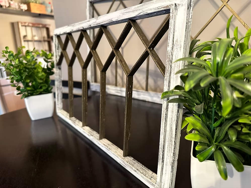 Small Farmhouse Distressed Window