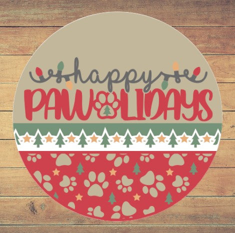Christmas Round Signs