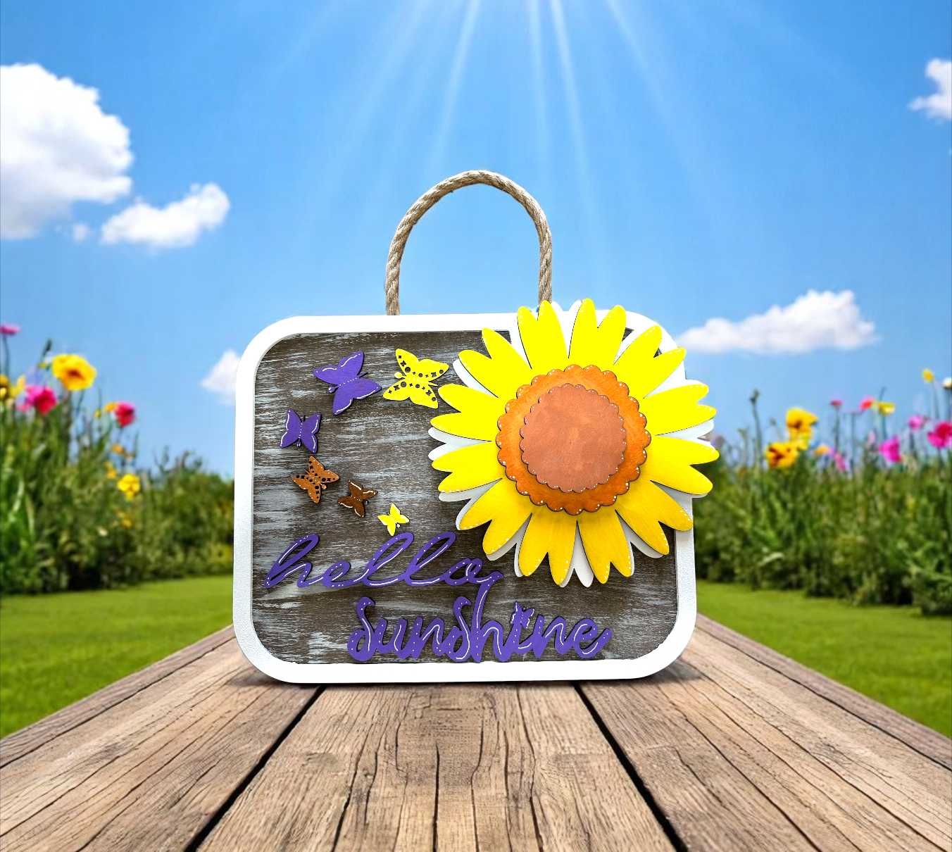 Hello sunshine sign