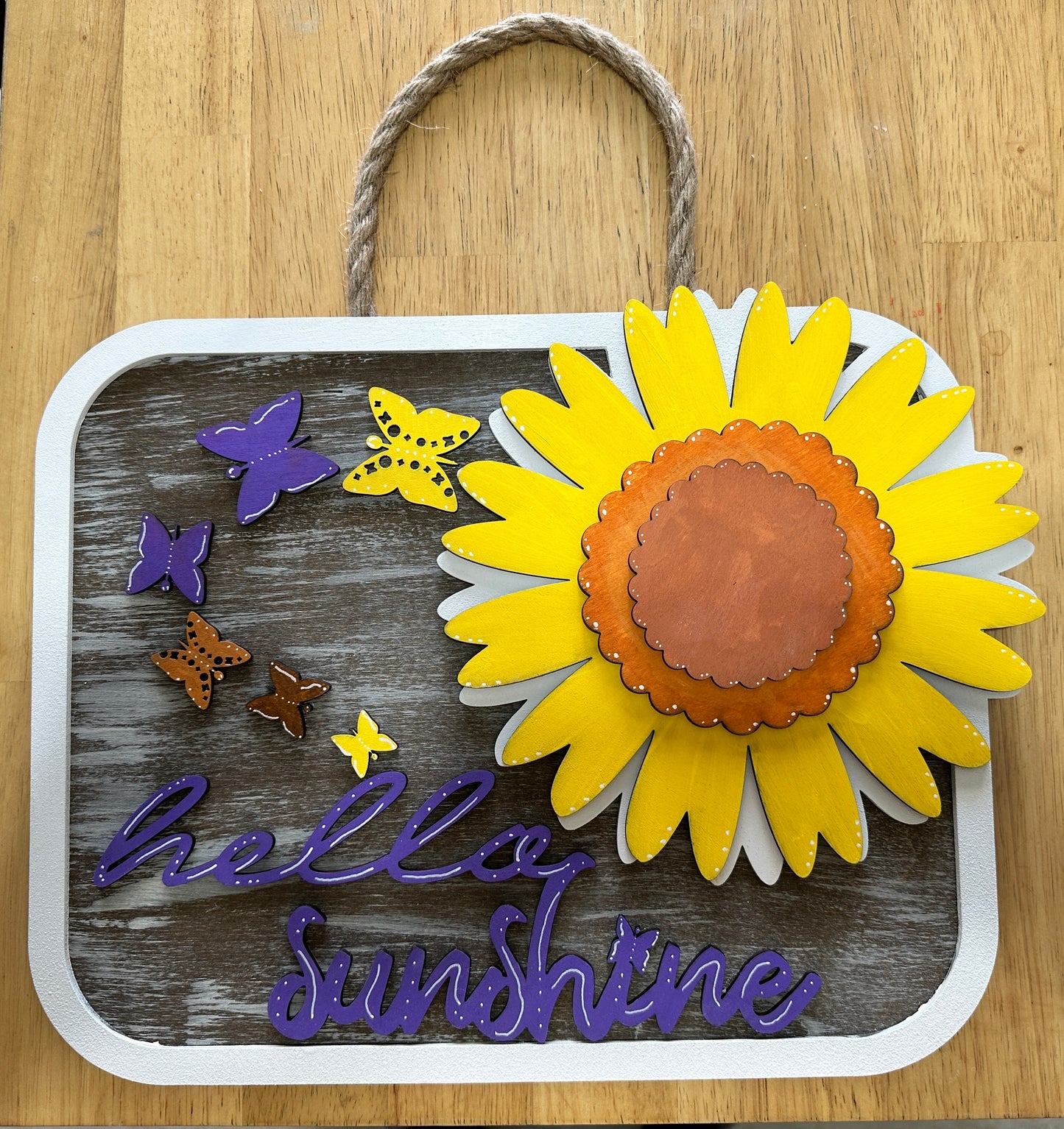 Hello sunshine sign