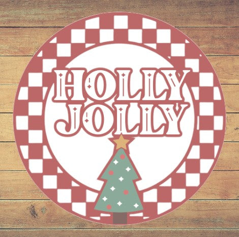 Christmas Round Signs