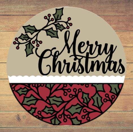 Christmas Round Signs