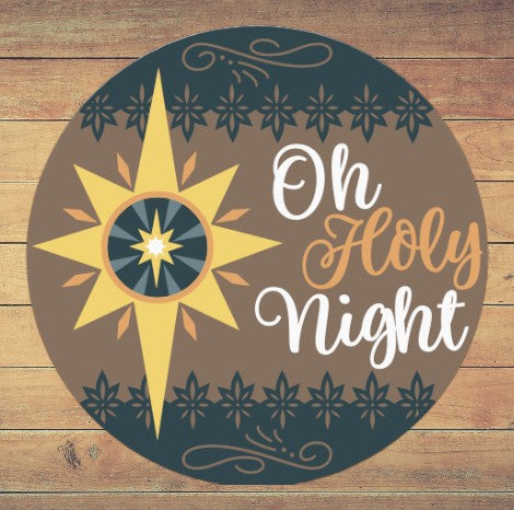 Religious Christmas Door Rounds