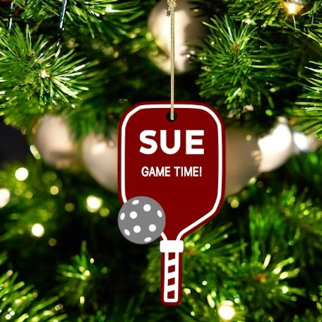 Pickleball Paddel Ornament