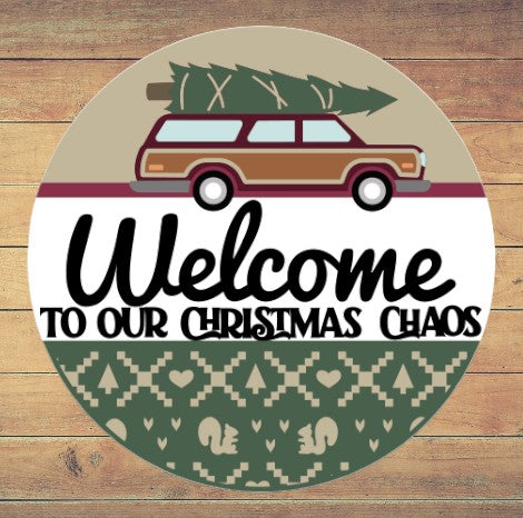 Christmas Round Signs
