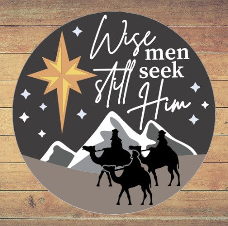 Religious Christmas Door Rounds