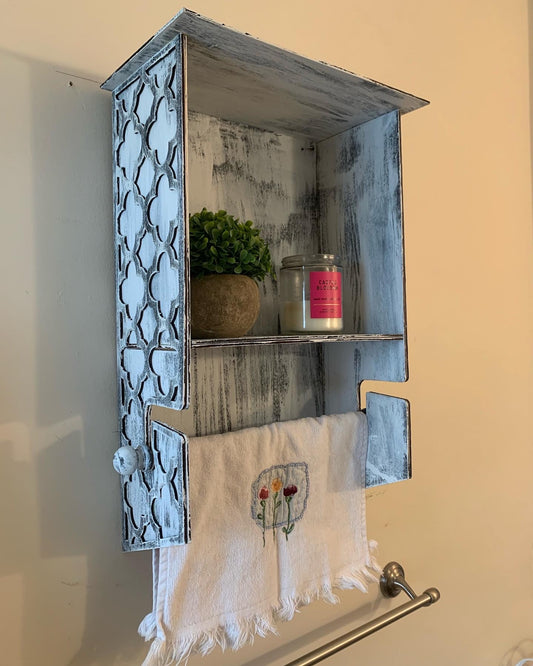 Farmhouse Towel Shelf