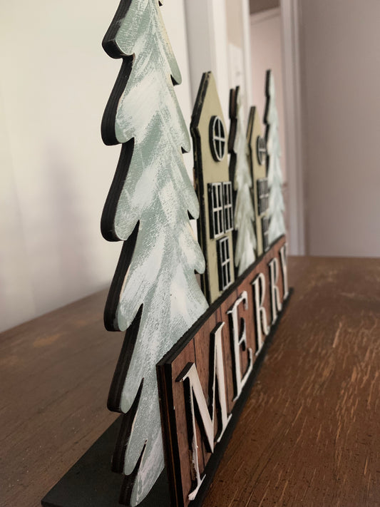 Merry Houses and Trees