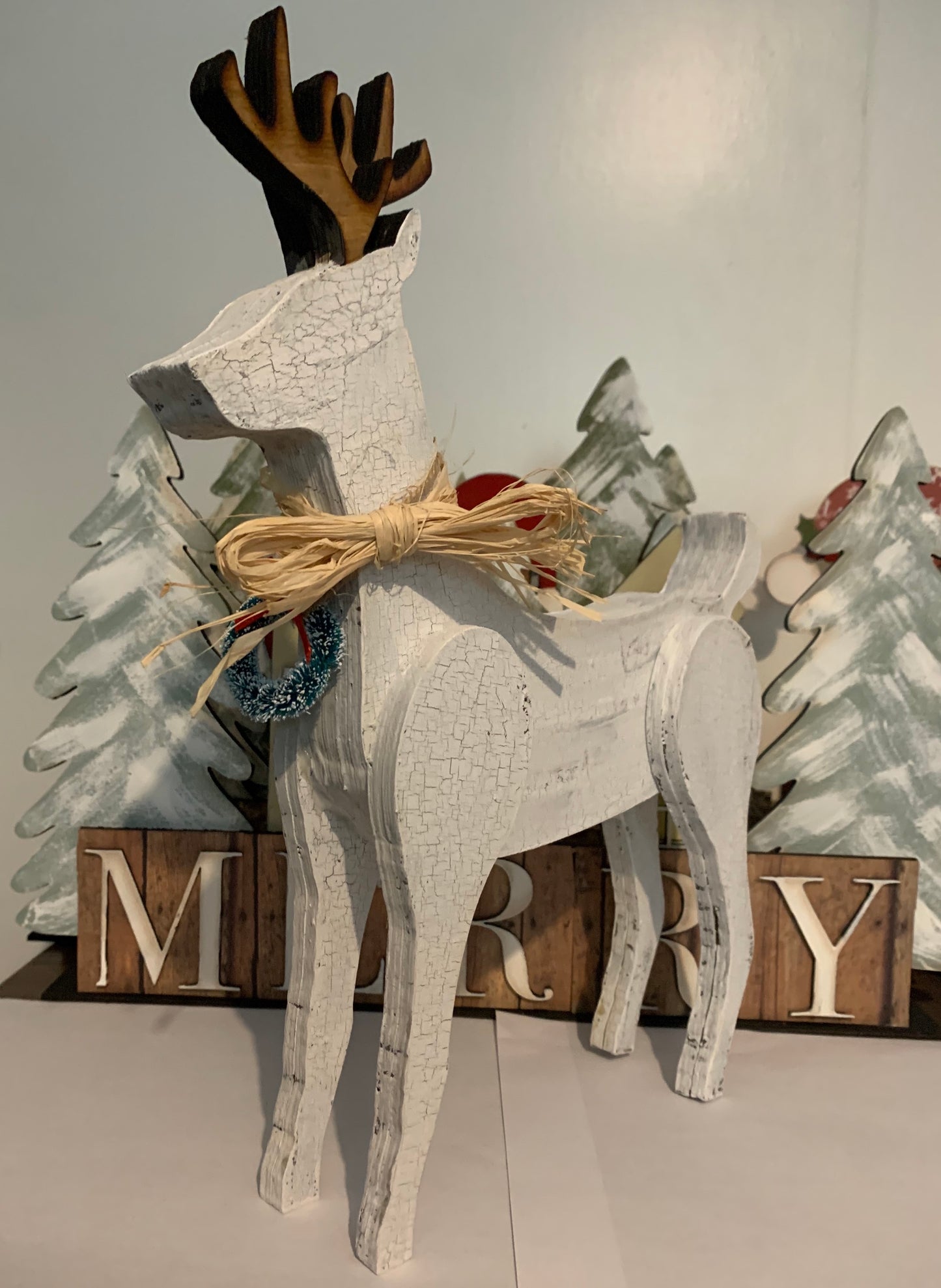 Farmhouse Holiday Deer