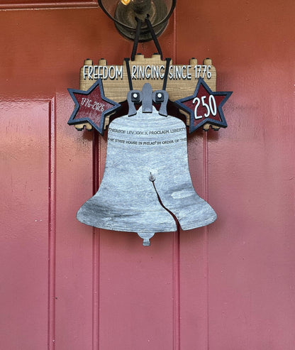 Liberty Bell | Freedom Ringing Since 1776 | 250 Years Sign