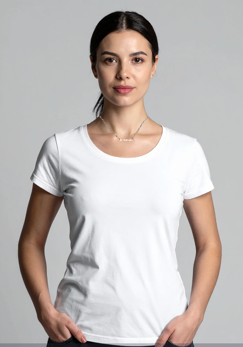 18K Stainless Steel Tarnish Free Mama Necklace
