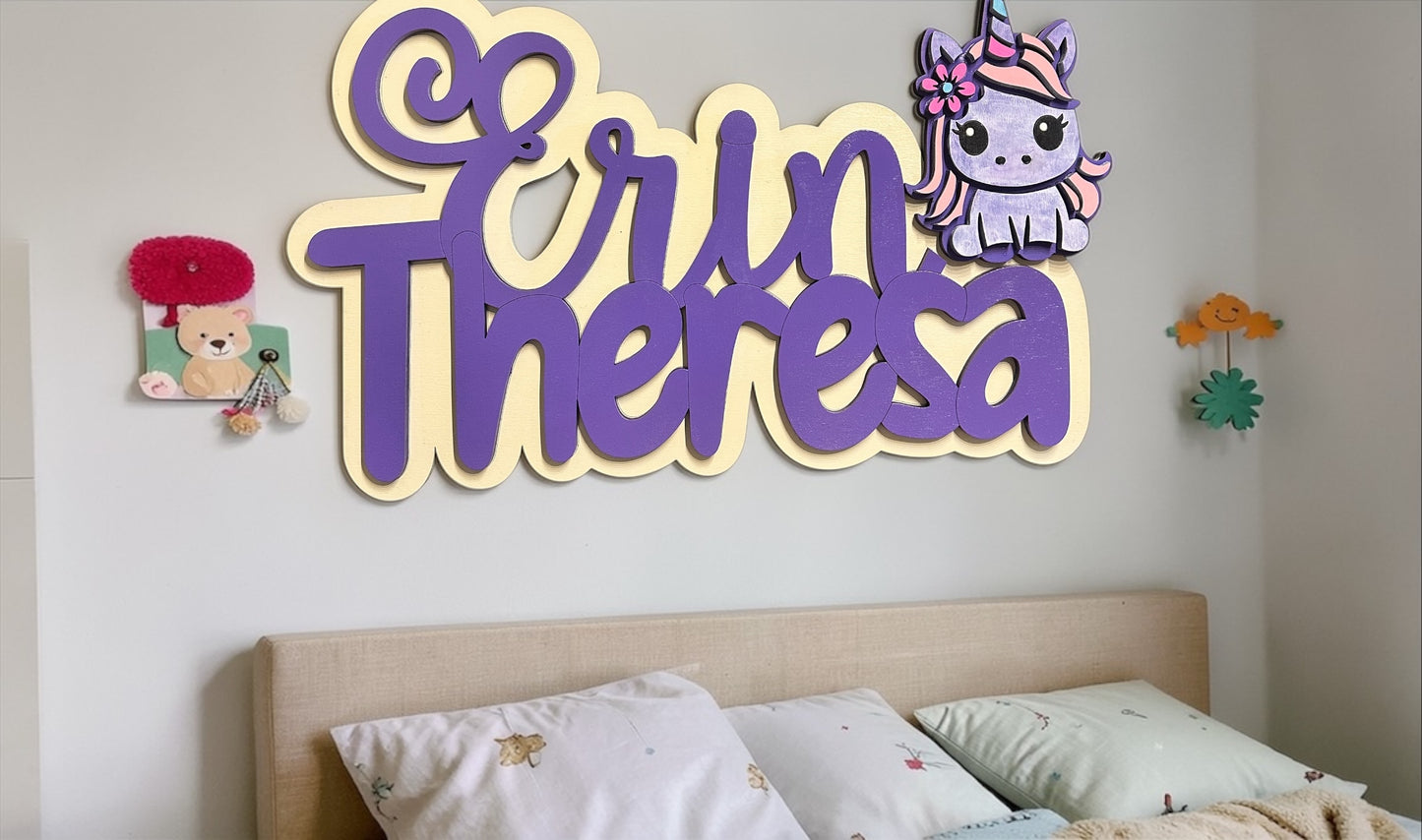Personalized Kids Room Name Signs