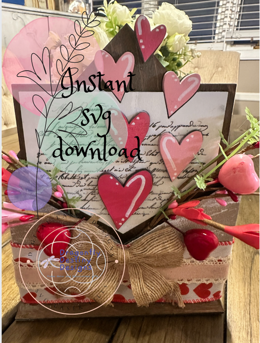 French Love Letter Shelf Sitter/Door Hanger