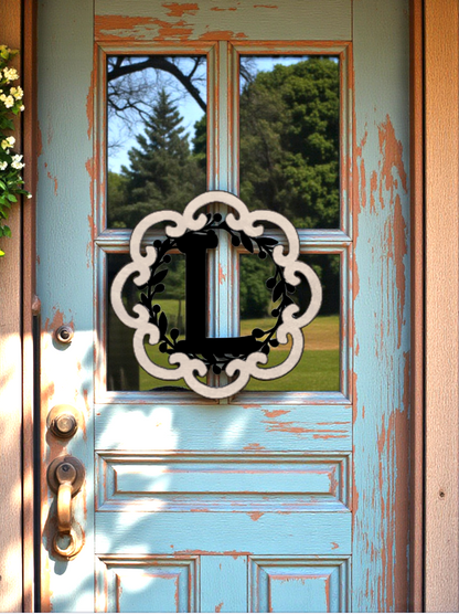 Letter Monogram Plaque