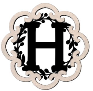 Letter Monogram Plaque