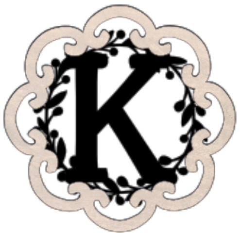Letter Monogram Plaque