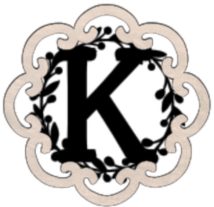 Letter Monogram Plaque