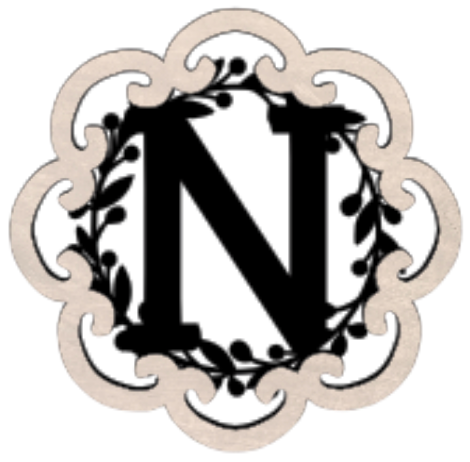 Letter Monogram Plaque