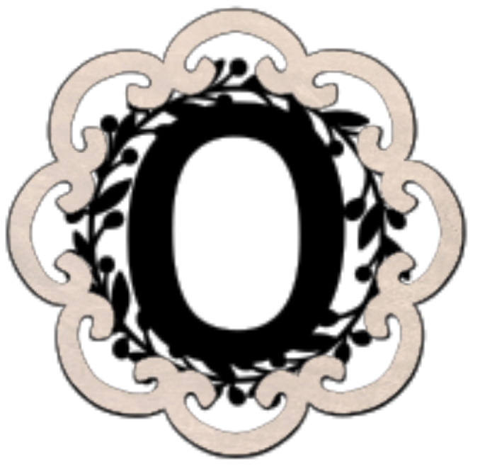 Letter Monogram Plaque