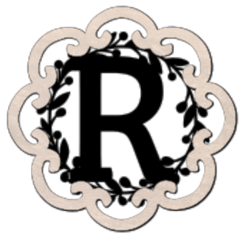 Letter Monogram Plaque