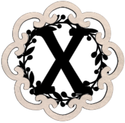 Letter Monogram Plaque