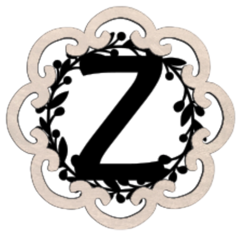 Letter Monogram Plaque