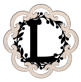 Letter Monogram Plaque