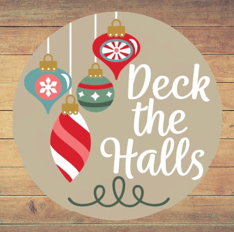 Christmas Round Signs