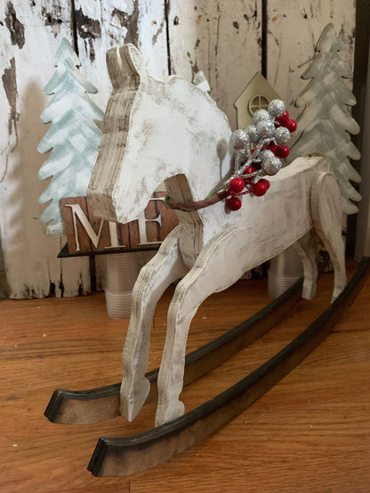 Farmhouse Rocking Horse SVG File (Digital Download)