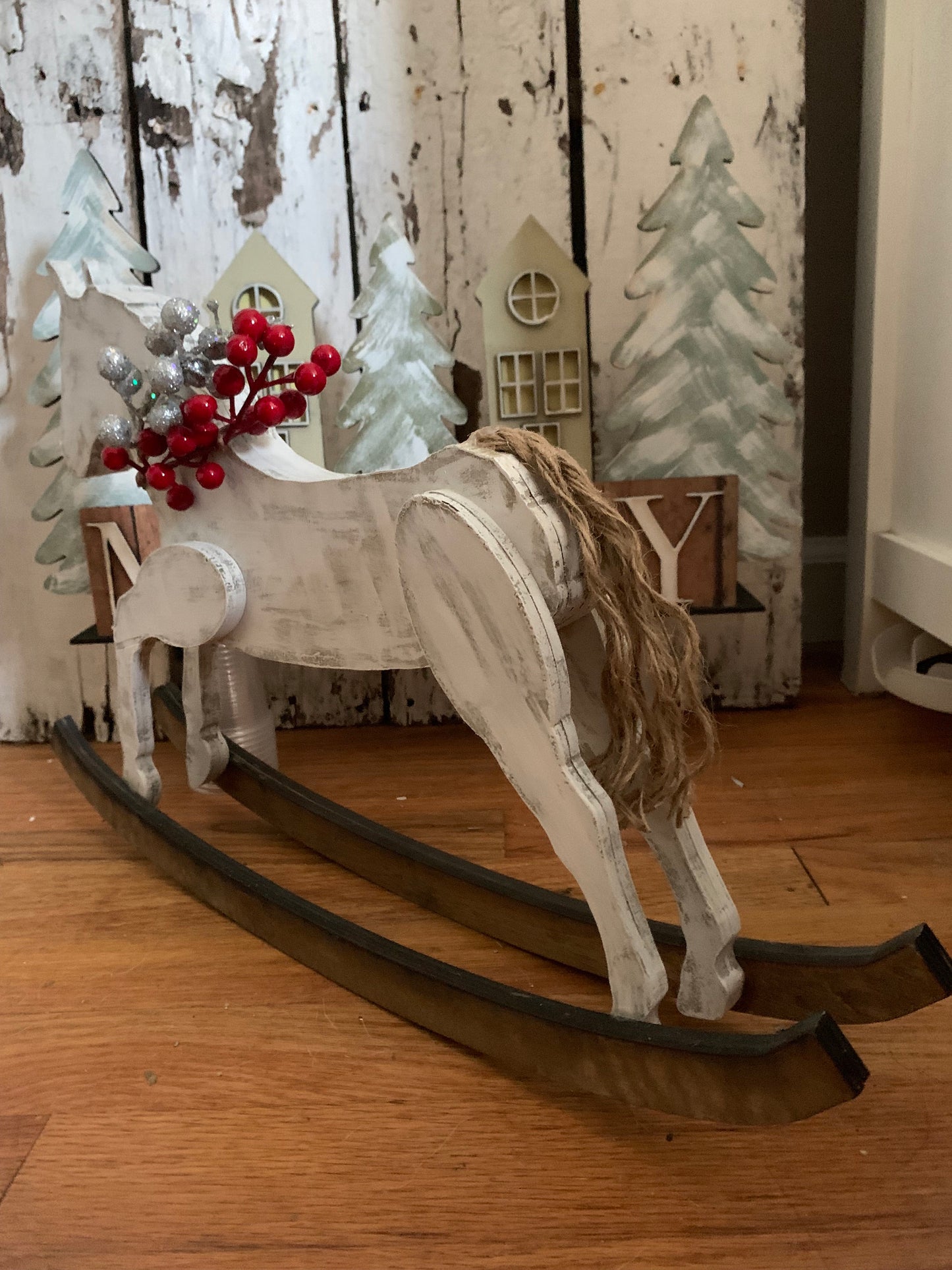 Farmhouse Rocking Horse SVG File (Digital Download)