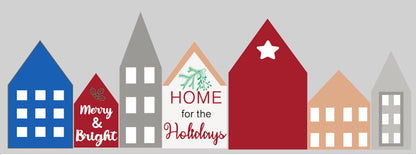 Christmas Village SVG File (Digital Download)