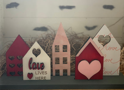 Valentine Village SVG File (Digital Download)
