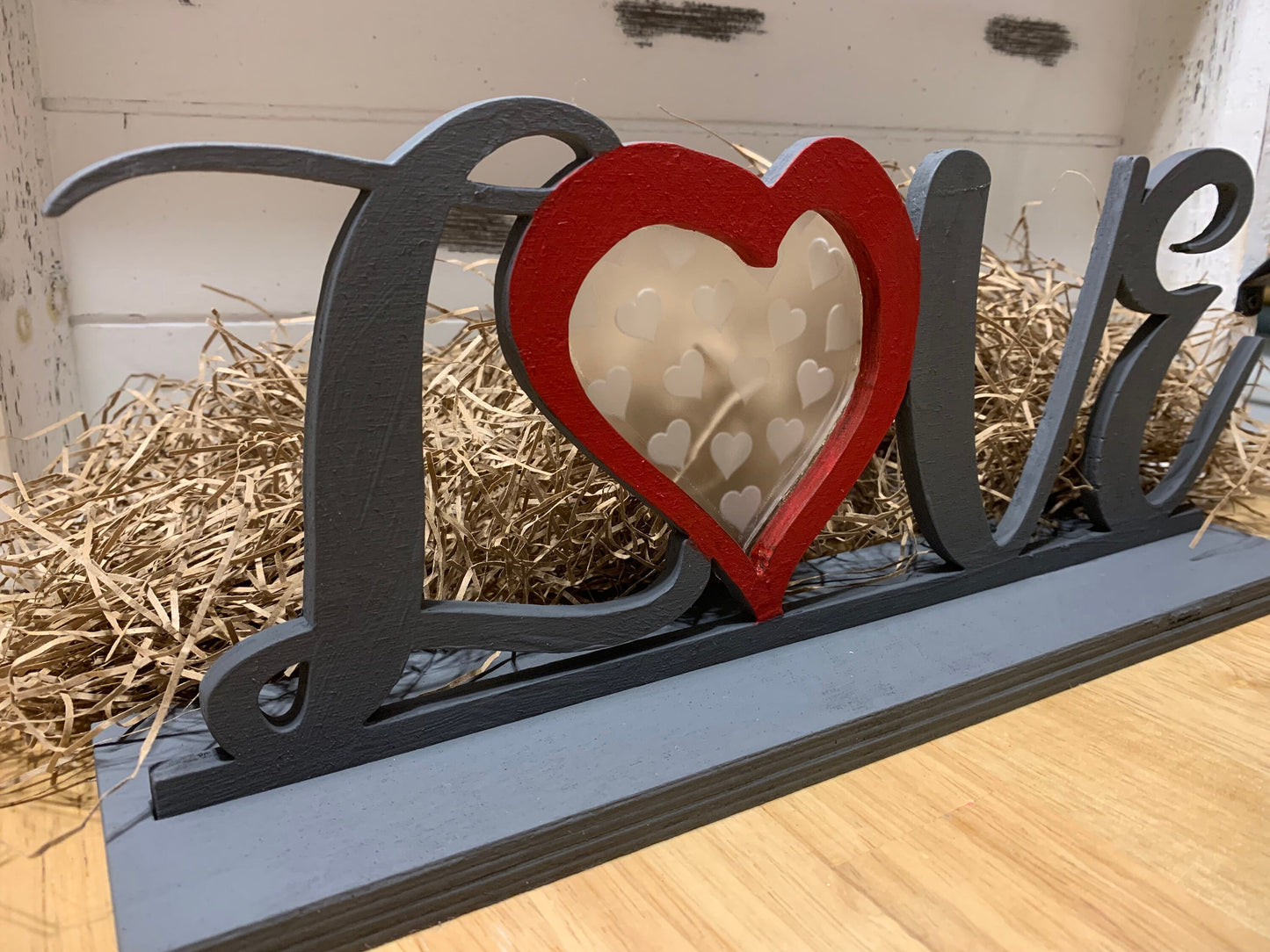 Love Shelf Sitter SVG File (Digital Download)
