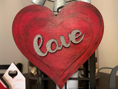Love Heart on a Stand SVG File (Digital Download)