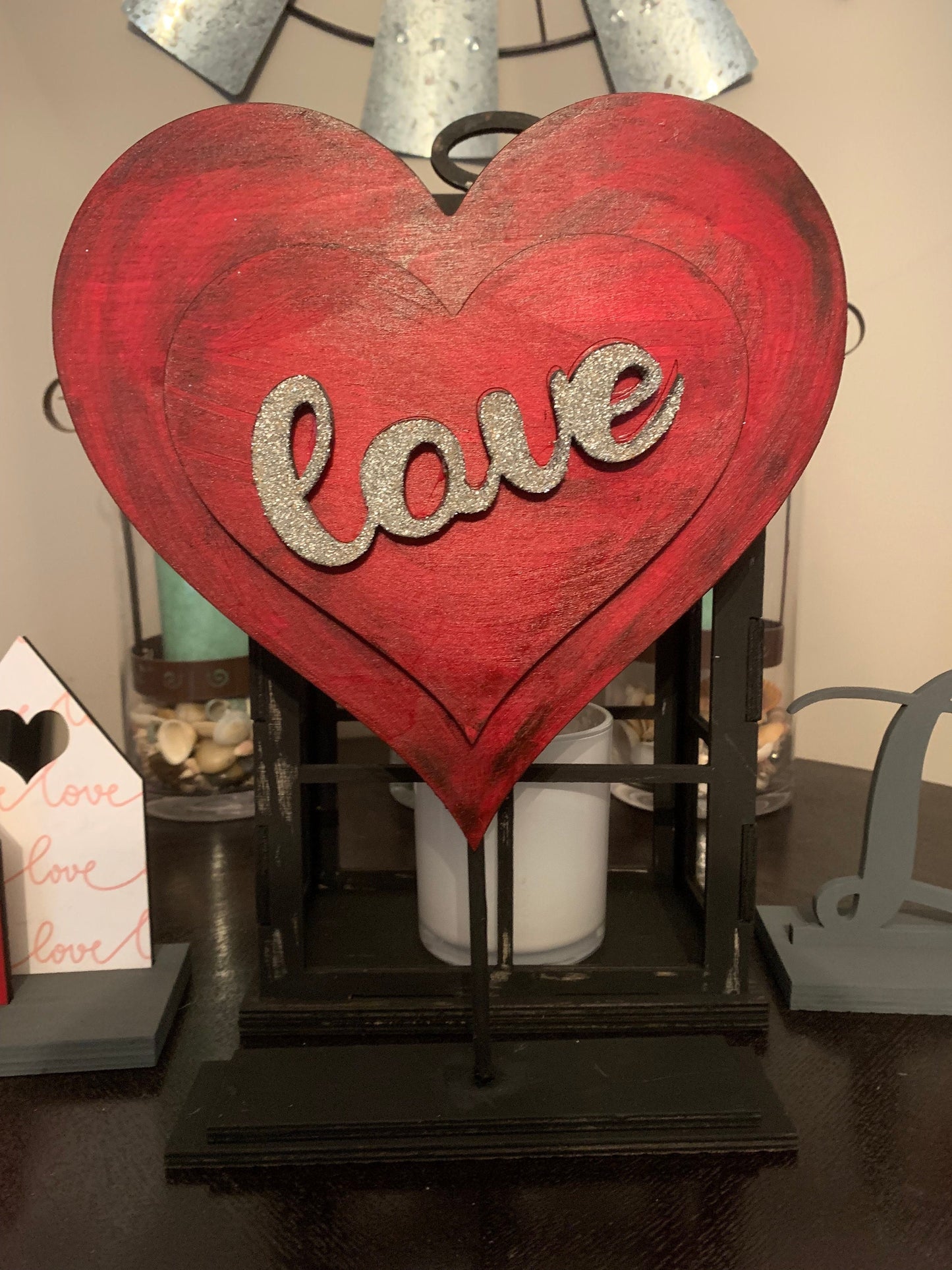 Love Heart on a Stand SVG File (Digital Download)